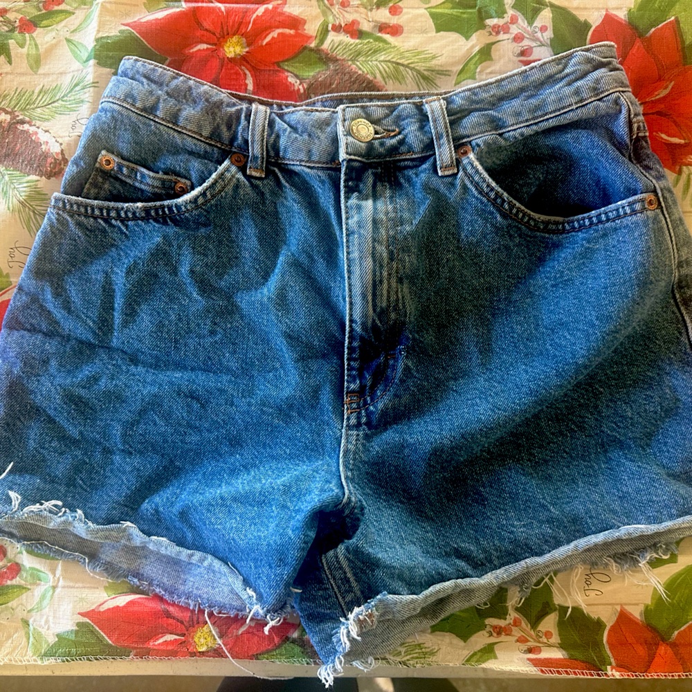 Denim Top Shop shorts 🫶🏼❄️🌝